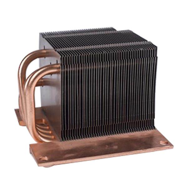 Anodized Copper Heat Pipe Heatsink Skived Fin Heat Dissipation
