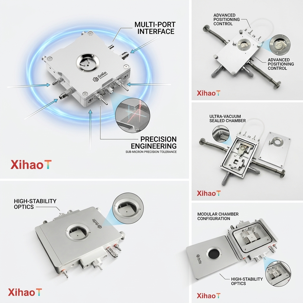 Cryogenic Precision Heating Cooling Stage Reaching -190°C ±0.1°C Stability Anti