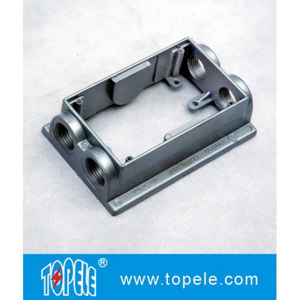 2 дюйма глубины Противопогодные электрические коробки одноствольные фланцевые расширения кольца /четыре отверстия, алюминий