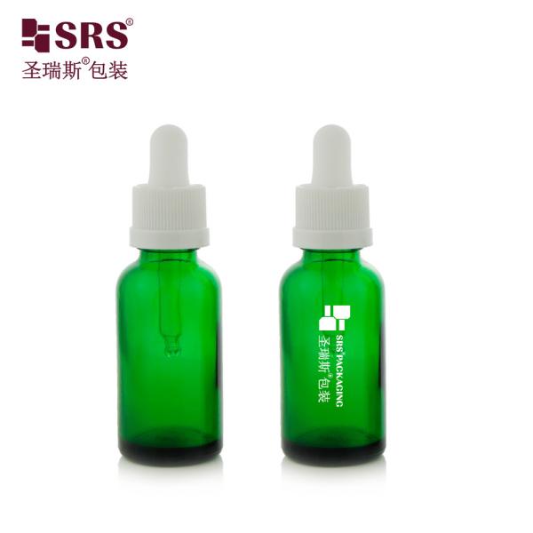 D010 Transparent Glass Mold Glass Bottle With CRC Child Resistant Cap Dropper Lid For Hair Essence Serum