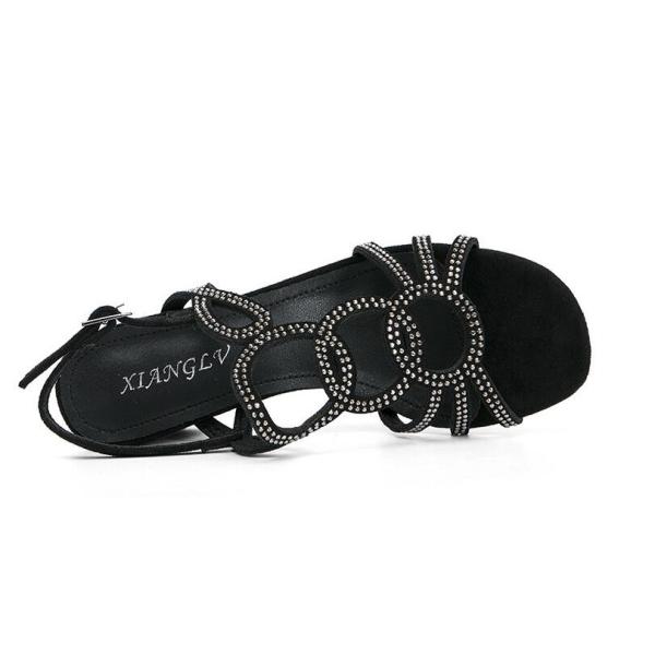 Sandals Women One Line Sloping Heel Sandals Water Brick Fashionable Sandals