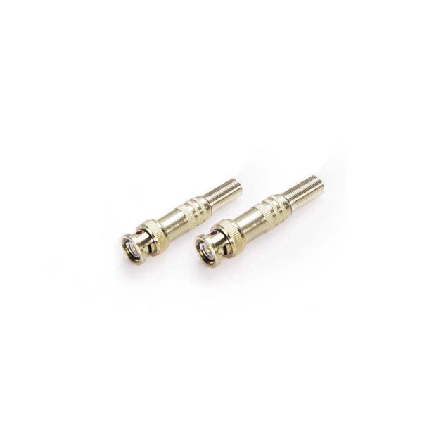 Crimp Mounting BNC Male Connector with IP65 Waterproof Rating and DC~4 GHz Frequency Range for RG59