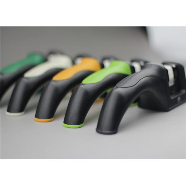 Asian Hand Held Edge Grip 2 Stage Kitchen Knife Sharpener For Stainless Steel Knives