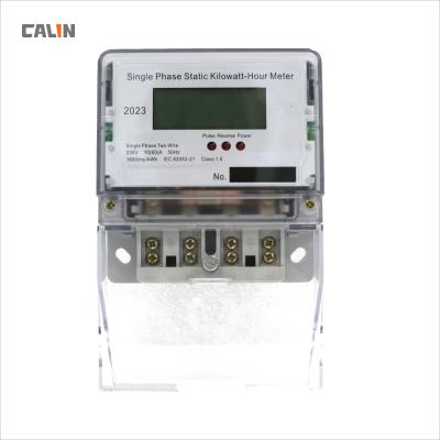 Compact Mini Single Phase Electric Meter Extended Terminal Cover Killowatt Meter