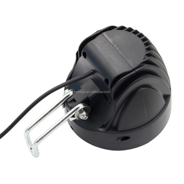 4 Pin Ebike Headlight Bicycle Accessories Black E Bike Integrated Lights