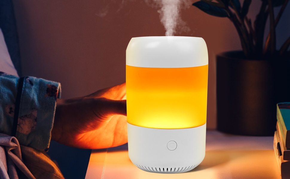 Customized LOGO 7 Colorful LED Lamp Ultrasonic Aromatherapy Humidifier Essential Oil Unique Aroma Diffuser With Home Office