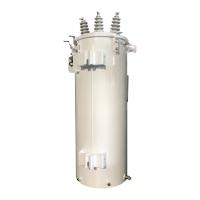 Transformador de distribución de tres fases montado en un poste aéreo estándar IEC 75Kva