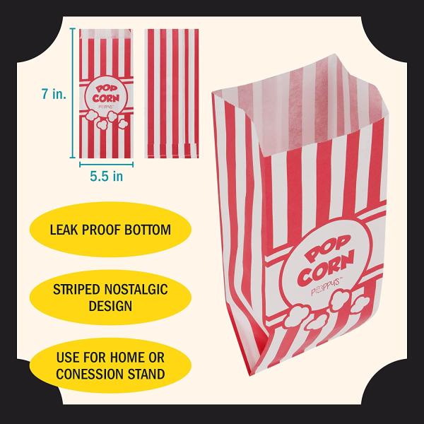 SZCX Oil-resistant Paper Bag Microwave Popcorn Bags With Logo Print