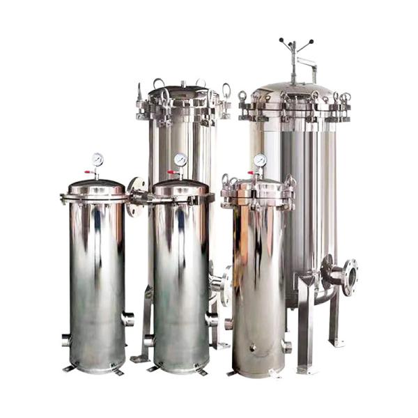 sus304 Stainless Steel Water Filter For RO Water PreTreatment Plant 0.05 - 20T/H