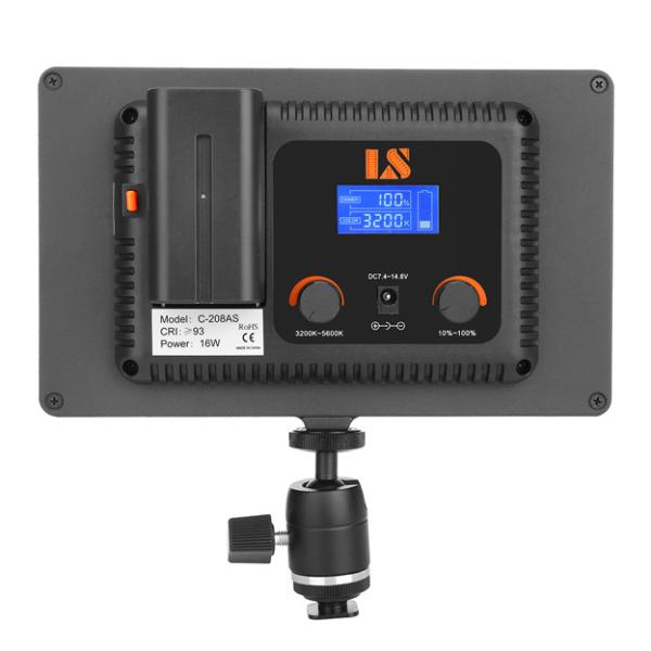 Retangle Soft Eadge Battery Powered Video Lights For Photography