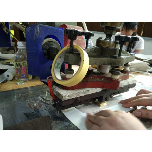 High-Frequency Woven Fabric Patch For Clothing With Embossed Logo , 3D Effect TPU Logo On Cap