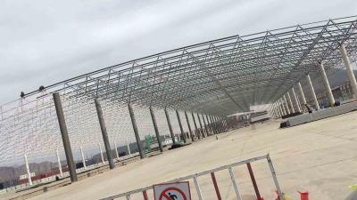 Prefabricated Steel Space Frame Canopy for Toll Stations