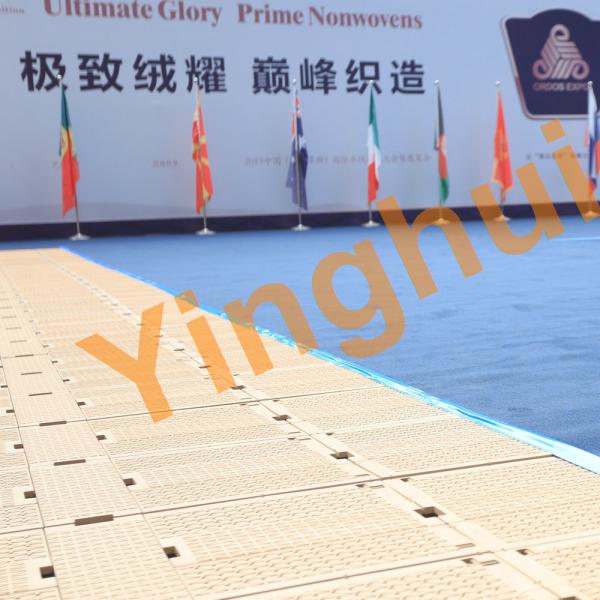 Outdoor Plastic Removable Event Flooring Anti Slip Concert Wedding Banquet Flooring