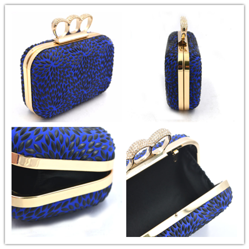 Small Wallet Evening Clutch Bags , Ladies Clutch Handbags Pu Leather Material