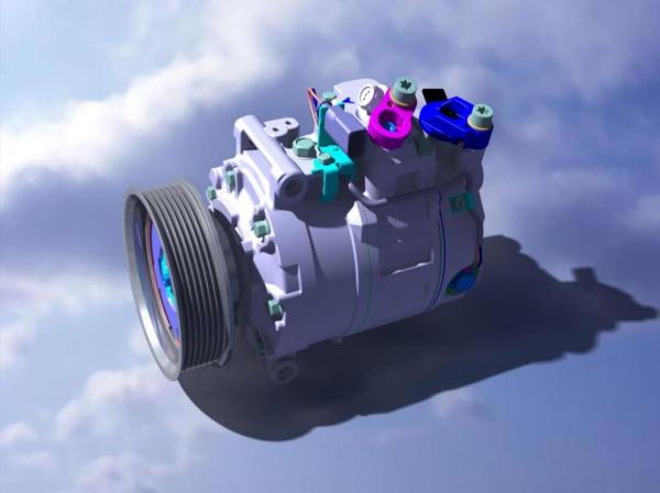 116mm clutch Piston Type Car Air Conditioning Compressor Repair