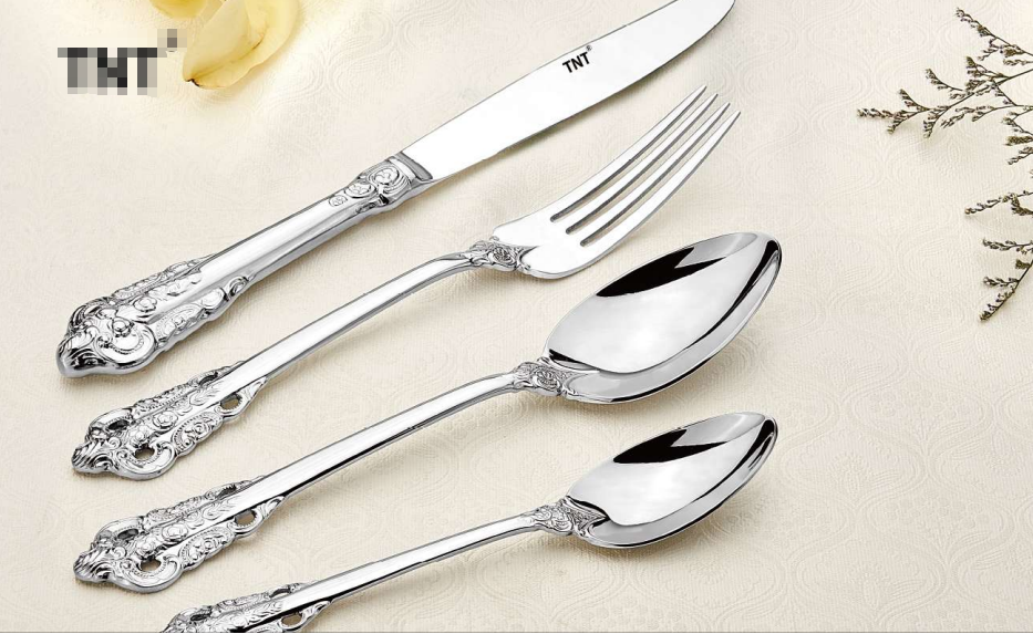 Recyclable Stainless-steel tableware collection durable non-toxic kitchen