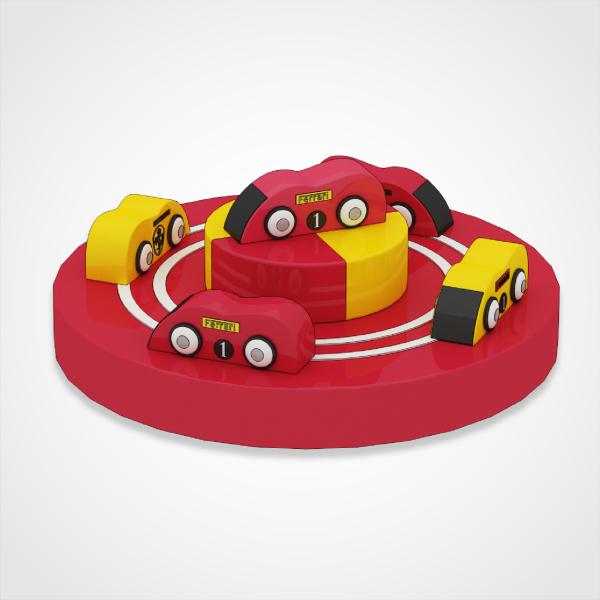 Customizable Powered Merry Go Round Playground Ride for Kids