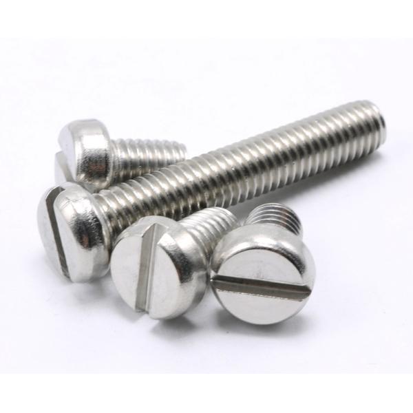 18-8 Stainless Steel Slotted Drive Fillister Head Screws ASME B18.6.3 Slotted Drive Fillister Head Slotted Screws