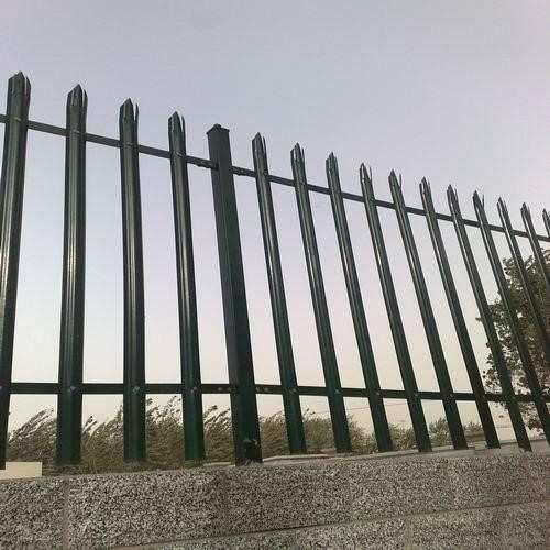 4x4 Metal Palisade Fencing Galvanized Powder Coated Outdoor High Security Assembled