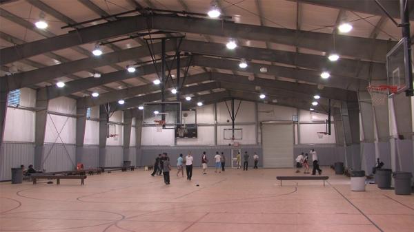 Prefab Steel Structure Basketball Court Multi-Court Large Span