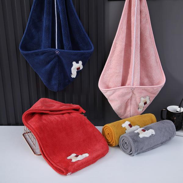 Женские тканевые сухие шапки для волос Быстросухие и утолщенные шапки для душа с поглощающими полотенцами