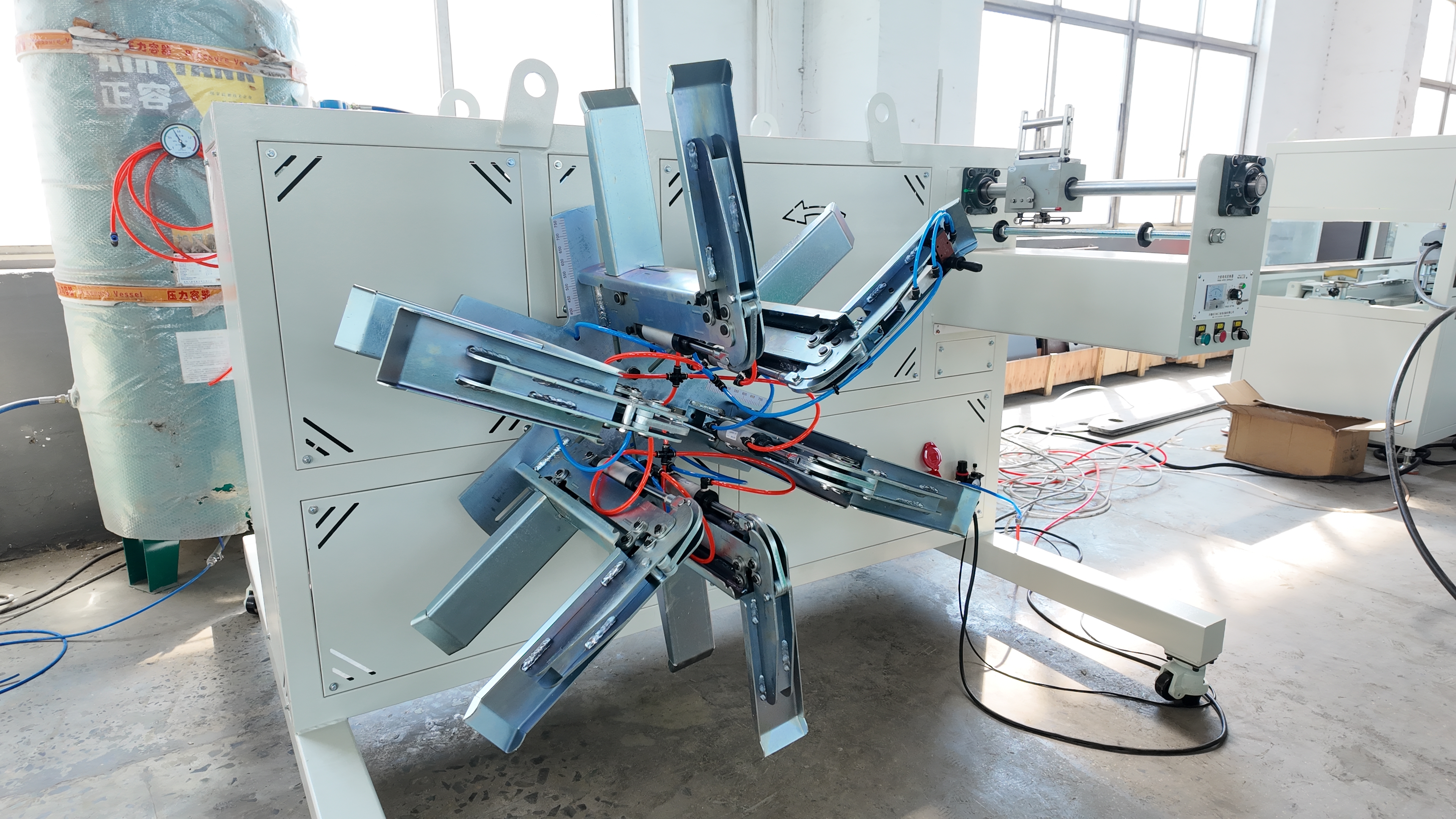 High Performance Semi Automatic Pipe Coiler with PLC HMI System