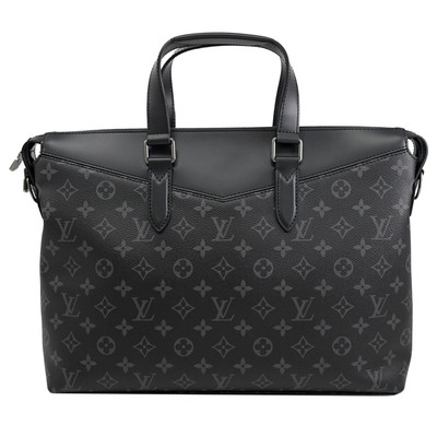 M40566 Man Business Branded Mens Bag Monogram LV Briefcase Explorer Black Dual Purpose