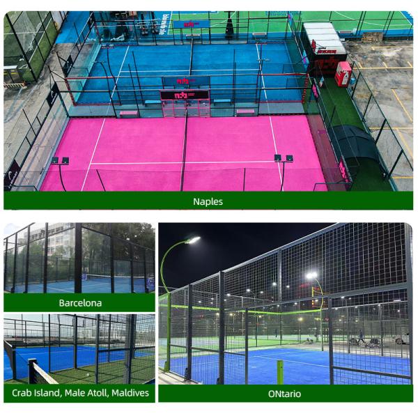 Padel Court Artificial Grass Paving Cricket Court Construction Padel Tennis Artificial Turf