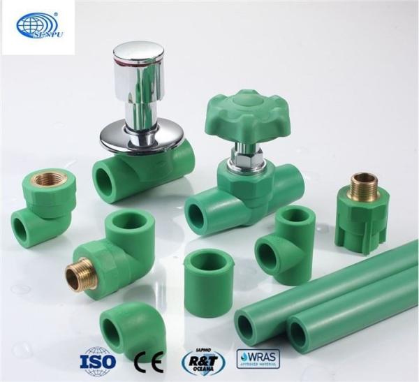 Threaded PP Female Elbow PPR Plastic Pipe Fitting Chemical Resistance Nontoxic
