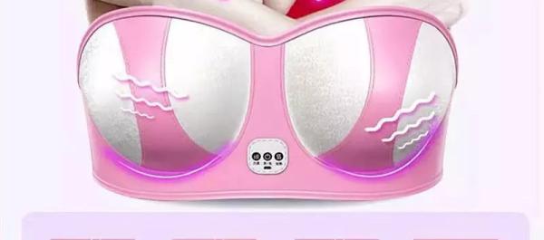 SHEERFOND Electric Heated Clothes Bra For Sleep Vibration Massage 45degree OEM
