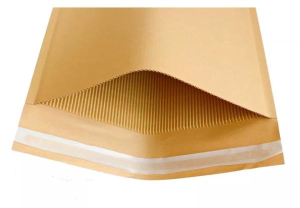 CE Eco Friendly Rigid Packaging Kraft Paper Waybill Kraft Paper Pouch
