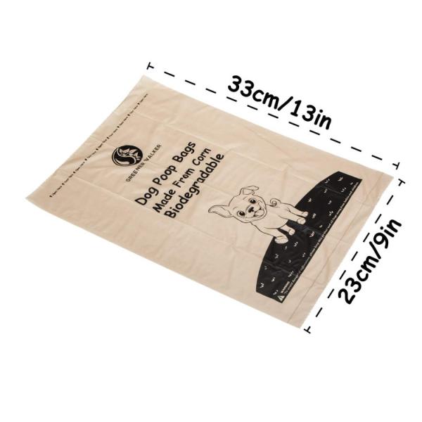 Compostable корма собаки 9*13inches 100% расклассифицированная землей кладет толстый материал в мешки