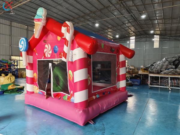 Commercial Grade Inflatable Bounce House Candy House Inflatable Jumping Castle