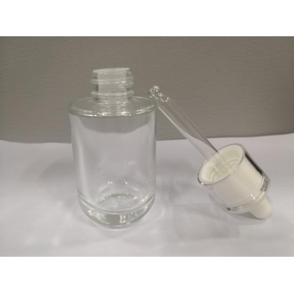 Ясная стеклянная забота кожи печатания Силкскрен бутылок капельницы упаковывая пластиковый ОЭМ воротника