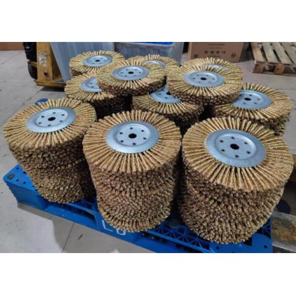 Wire Descaling Machine Cleans Wire Rod Brass Wire Knotted Wire Brush Descaler