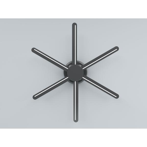 La publicidad del holograma 3D de Wifi los 65cm exhibe el vídeo olográfico de la foto de la fan 3D del LED para el holograma del proyector de la barra 3d de la tienda