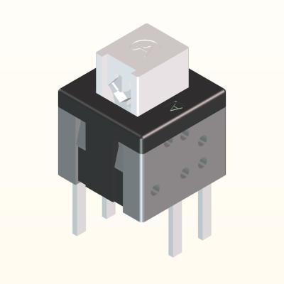 Auto de IP65 SMD que trava o interruptor de MERGULHO 5.8x5.8 do Pin da tecla 6