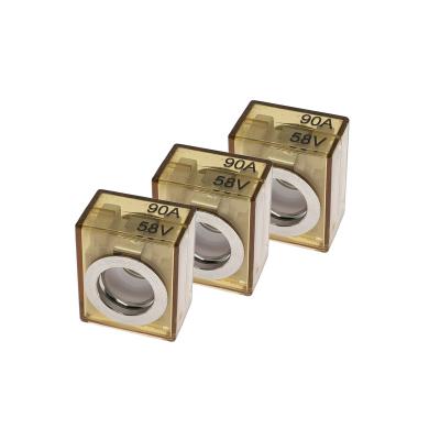 Bussmann MRBF Series MRBF-90 Cross Cube Marine Rated Battery Fuse 90A 58VDC Bolt-Down For High-Vibration Applications