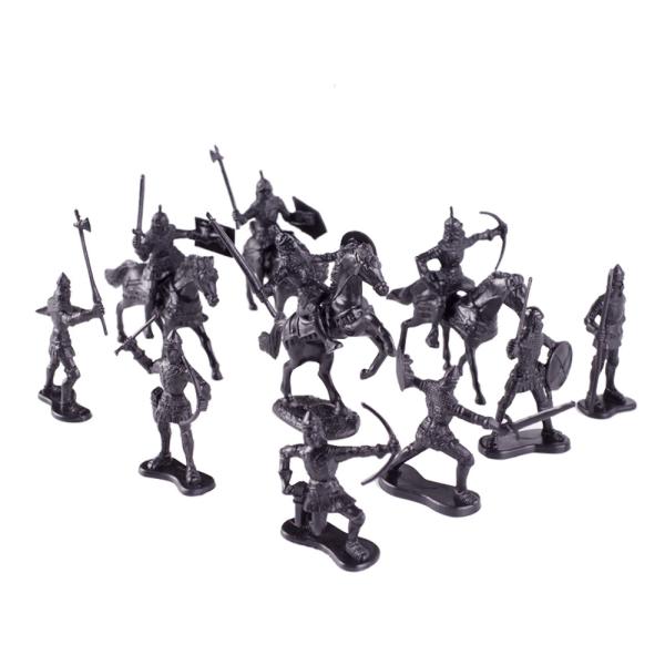 Medieval soldier warrior mini figure war horse minion castle knight model building blocks