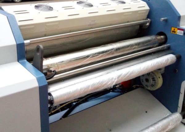 Embossing Commercial Laminator Machine Steel Material English Language