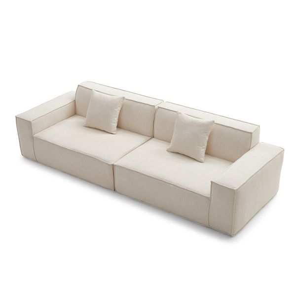 Modular Fabric High Density Sponge Compression Living Room Sofas Set Furniture Sectional Vacuum-Packed Cucstomized Couch