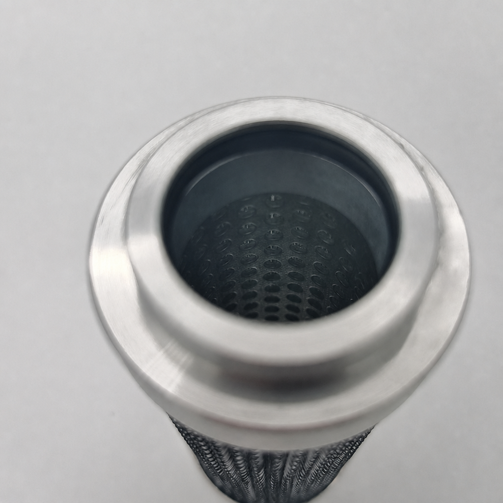 Heavy Duty Stainless Steel Hydraulic Filter Element with Exceptional Dirt Holding Capacity and High Rejection for Manufacturing Plants