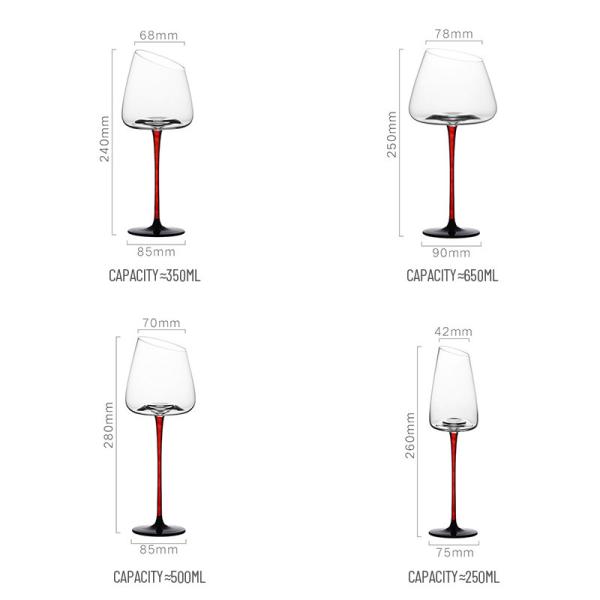 12OZ Lead Free Wine Glasses