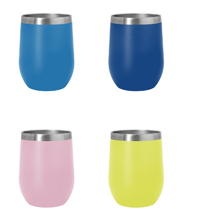 Вода нержавеющей стали 4 цветов придает форму чашки двойным чашка вина стены изолированная вакуумом