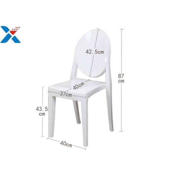 Nordic Acrylic Desk Organizer Clear Transparent Acrylic Chair For Wedding