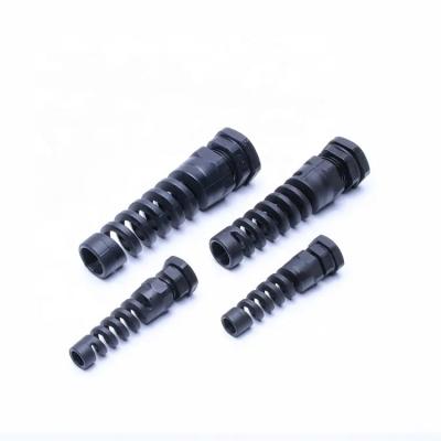 Nylon Spiral Flex Protecting Electrical Cable Gland Strain Relief M12 M20 M25