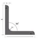 Equal ASTM A36 Carbon Steel Profile 50x50x6mm Q235B Q345B