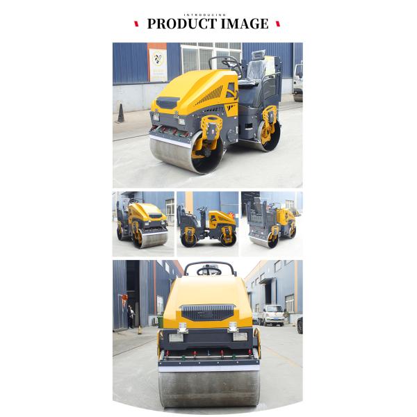 1 тонна 2T 3T двойной барабанный мини дорожный роликовый компрессор в Индии