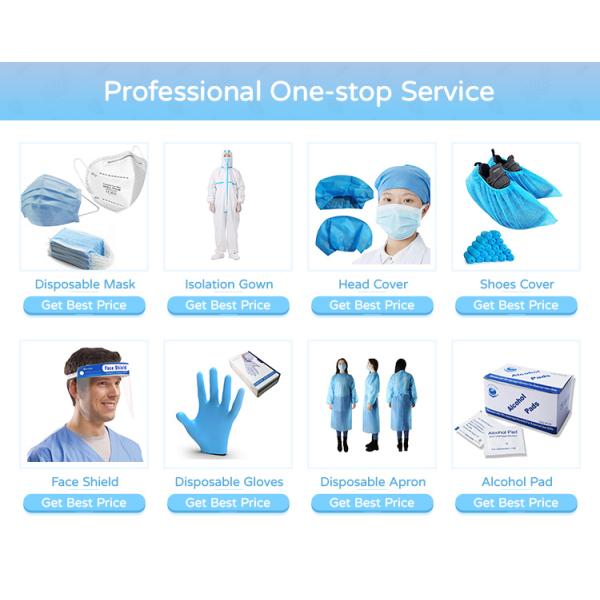 Microporous Disposable Protective Gowns Waist Tied Easy Adjustable Tightness