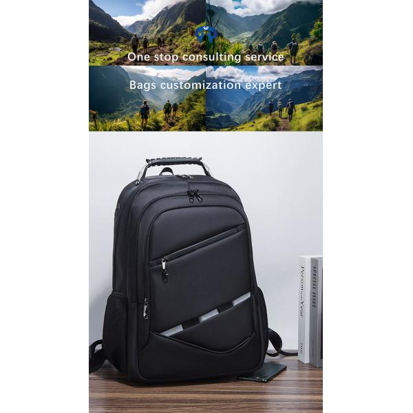 Custom Computer Backpack For Business Travel , Anti Theft Smart Backpack With USB